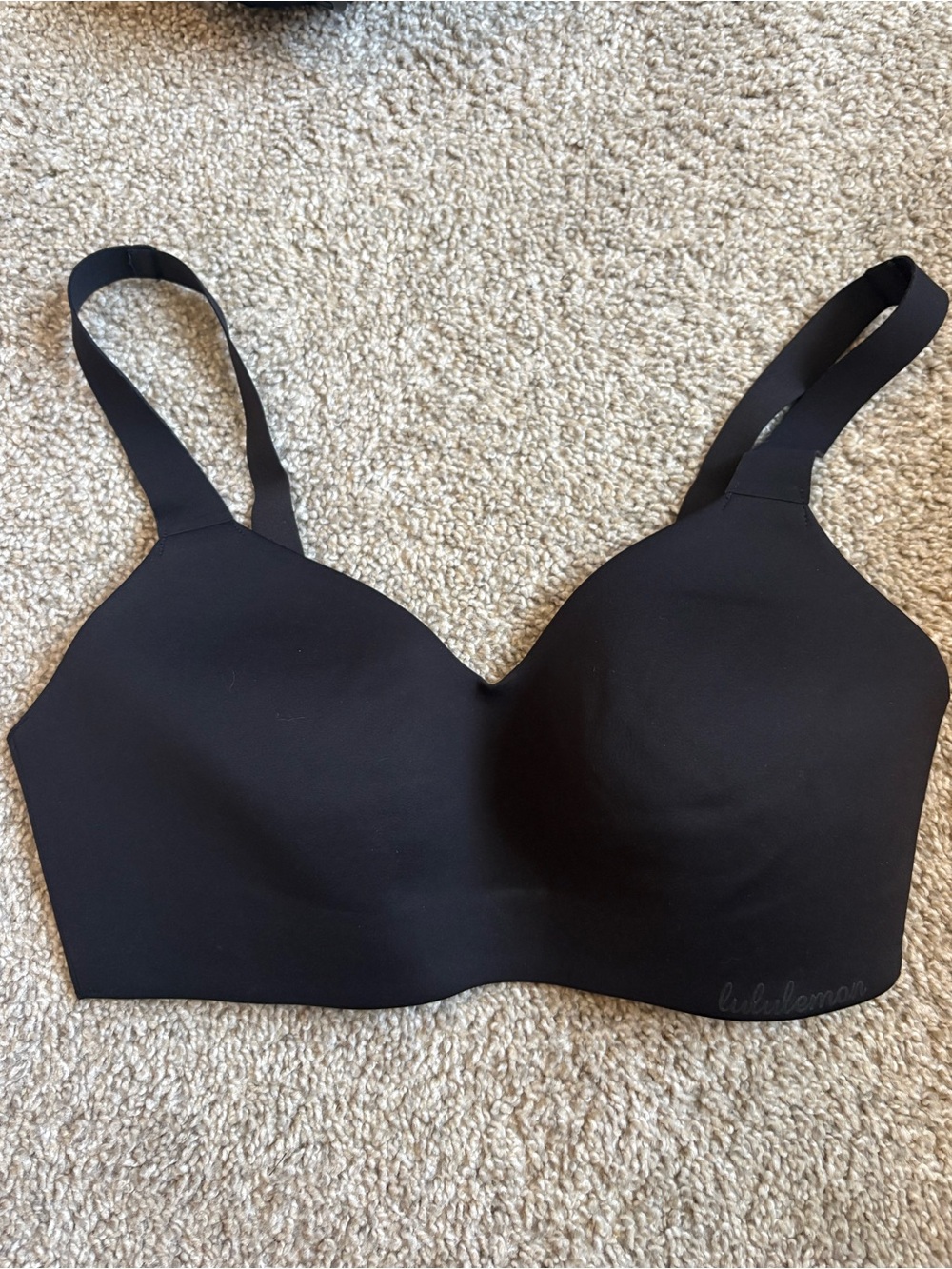 Lululemon True Hold Sport True Bra 32DD black logo